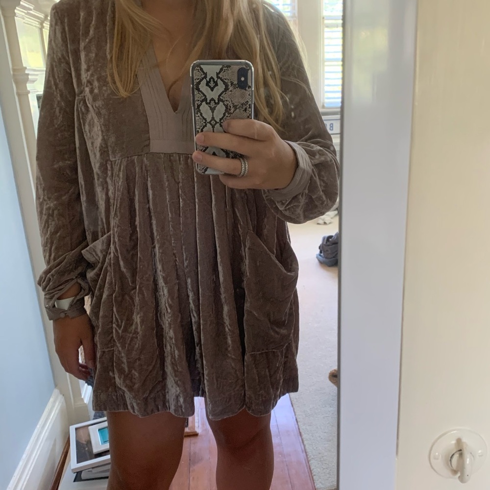 freepeople velvet dress